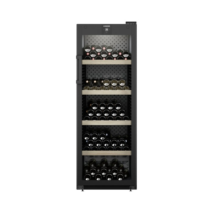 Liebherr WPBL5001 GrandCru Wine Storage Fridge – 196 Bottle Capacity, Single Temperature, Beech Wood Shelves, UVProtect Glass, SmartDevice-Ready