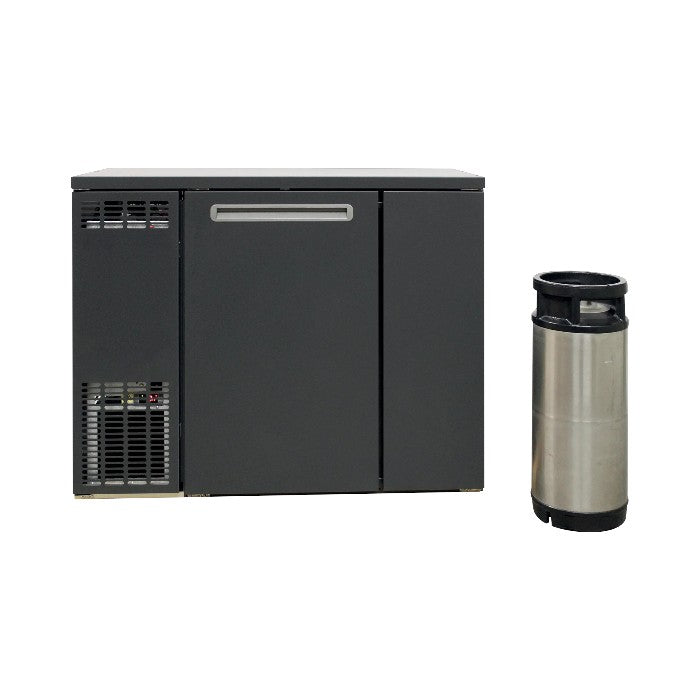 Serrco SFK-6EL+ High-End Keg Cooler with Left Cooling Unit – 6 × 20L KEG Capacity, Ventilated Cooling, R290 Refrigerant