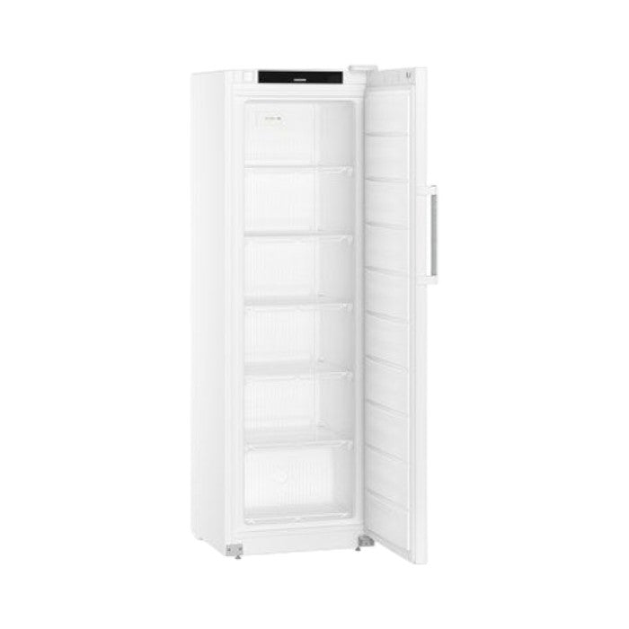 Liebherr FFFSG 4001 Commercial White Single Door Freezer – 316L Capacity, Lockable, Reversible Door, Digital Temperature Display