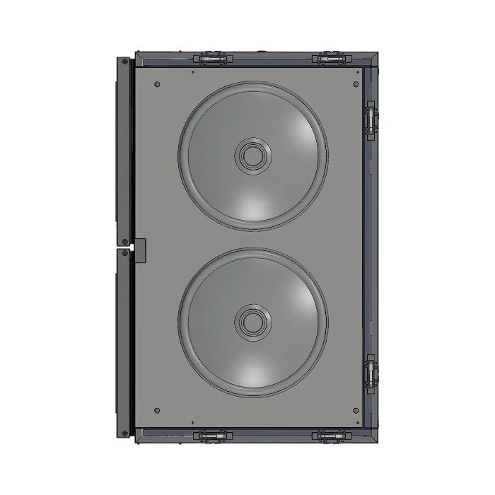 Serrco SKB-2 High-Capacity KEG Cooler – Flatpack Panel Construction, Adjustable Legs, 2 Hinged Doors, Ideal for 20L, 30L & 50L Kegs – Machine Unit Sold Separately