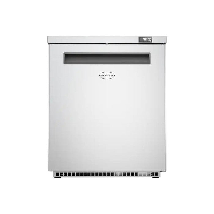 Foster HR200/13-111 Single Door Undercounter Refrigerator, 200L | Stainless Steel, Front-Breathing, Digital Control