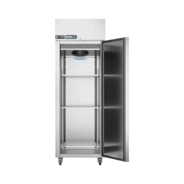 Foster Xtra XR600L Single Door Upright Cabinet Freezer, 600L, Stainless Steel, R290 Refrigerant, Automatic Defrost, Right Hand Hinged