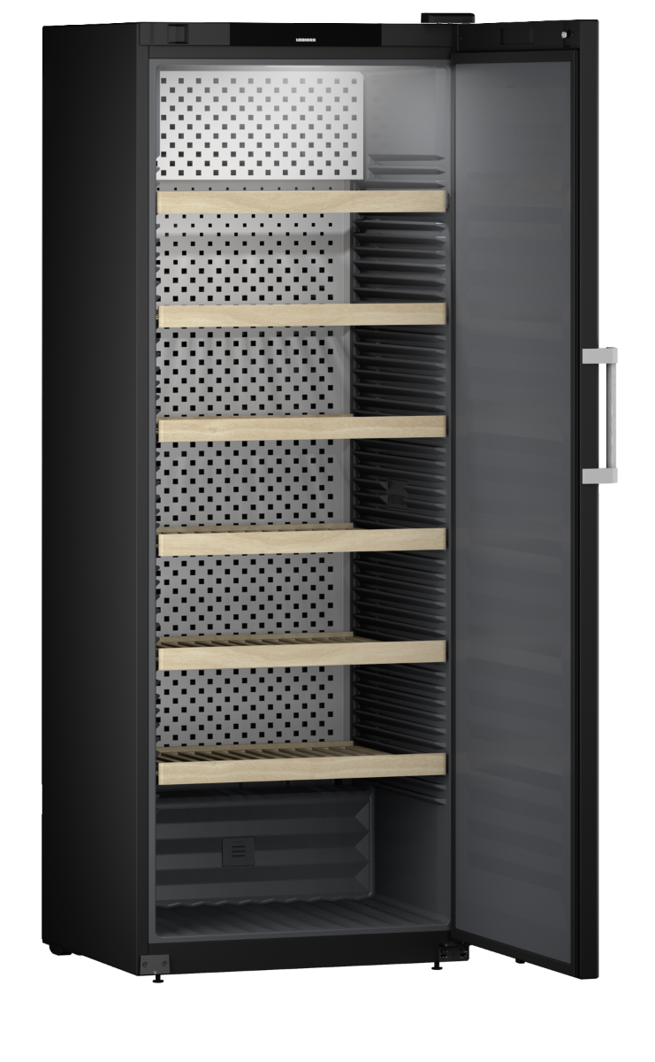Liebherr WSbli 7731 Upright Wine Storage Cabinet – 324 Bottle Capacity, Precision Temperature Control, Black Finish
