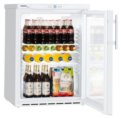 Liebherr FKUv1613 Single Door Undercounter White Fridge, 141 Litres, Digital Display, Forced-Air Cooling