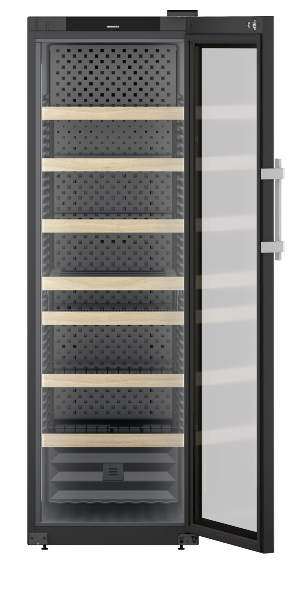 Liebherr WFbli 5241 Professional Upright Wine Cabinet, 488L, Low-Vibration Storage, EasyFill Loading, Lockable Display, Black