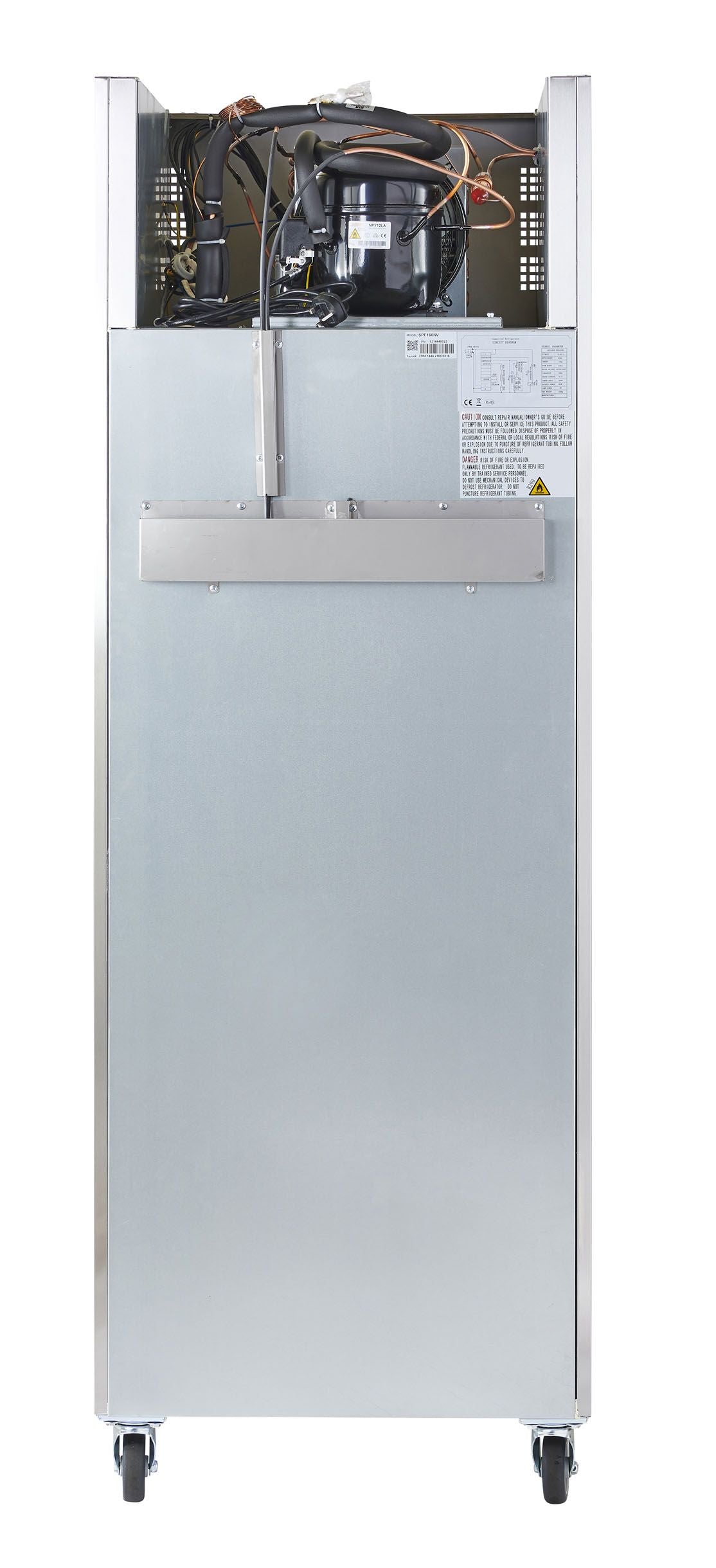 Sterling Pro Cobus SPR160PV Single Door Commercial Gastronorm Refrigerator, Stainless Steel, 600 Litres
