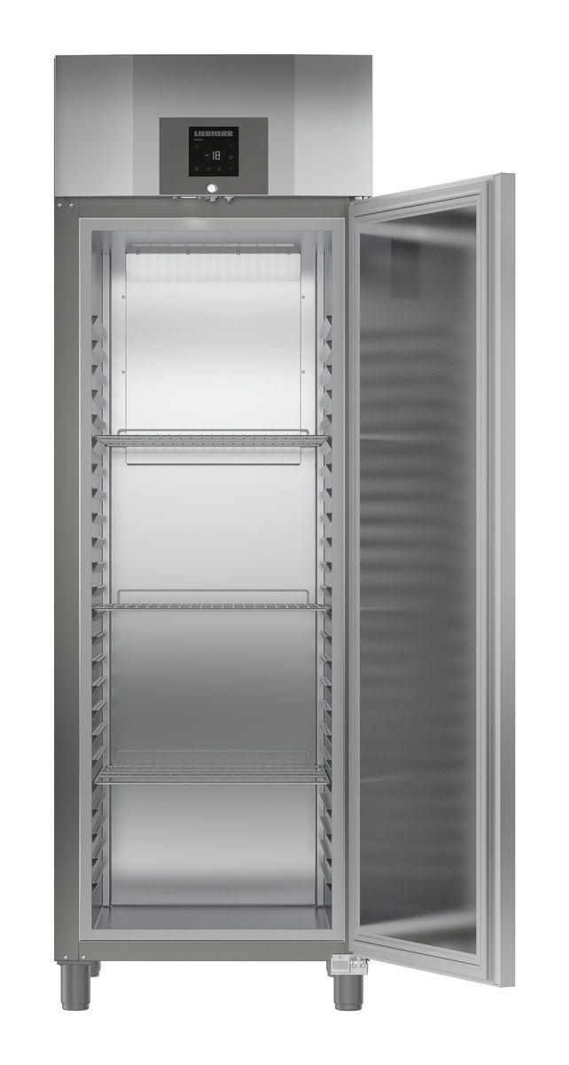 Liebherr GGPv 6540 Commercial Single Door Upright Freezer – 597L Stainless Steel Forced-Air GN 2/1 Freezer with NoFrost Technology