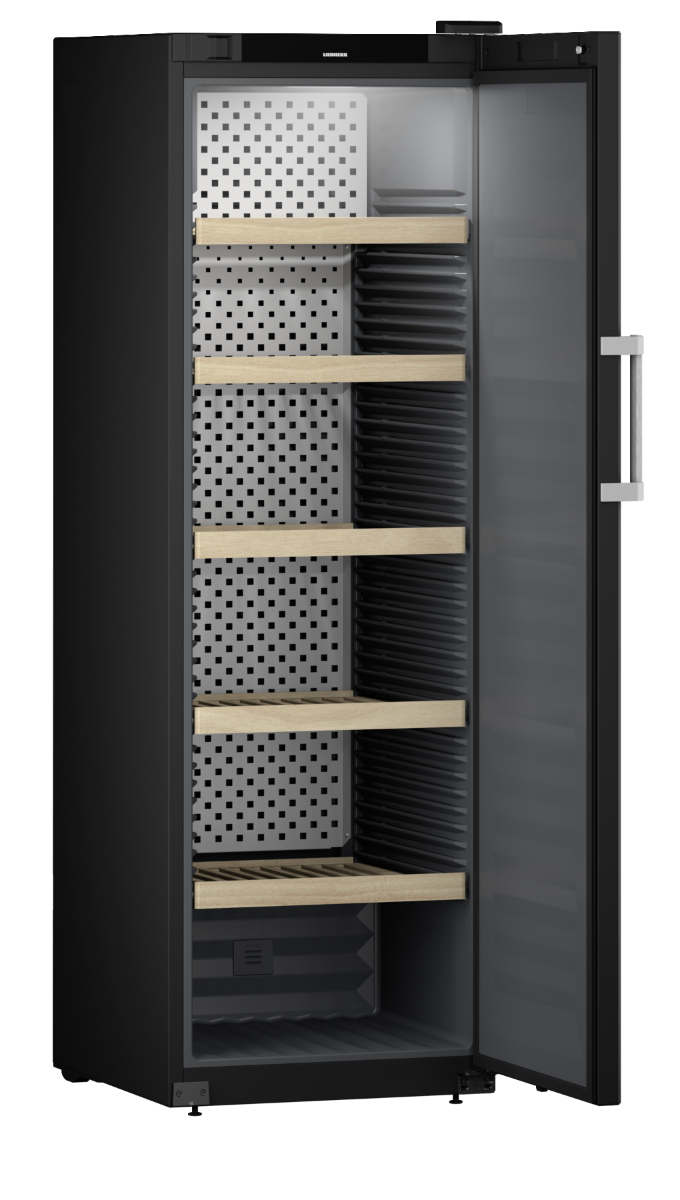 Liebherr WSbli 5231 Upright Wine Fridge, 229 Bottle Capacity, Black, +5°C to +20°C