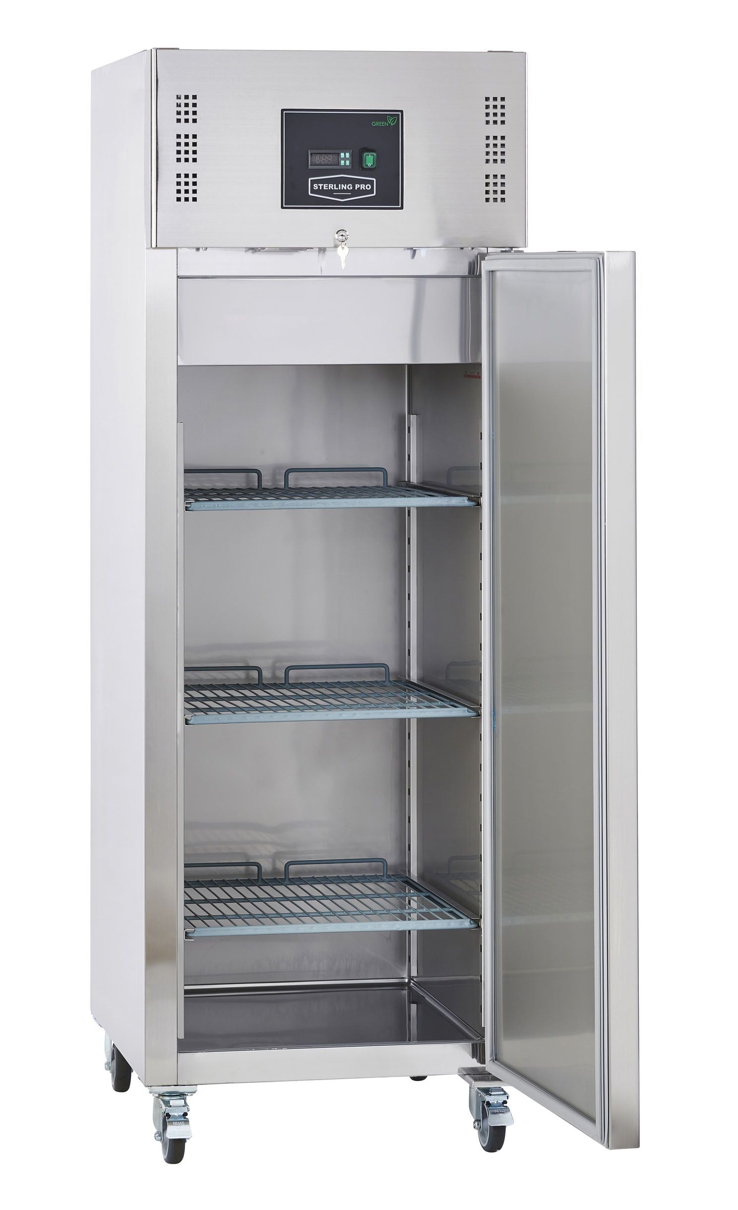 Sterling Pro Cobus SPR160PV Single Door Commercial Gastronorm Refrigerator, Stainless Steel, 600 Litres
