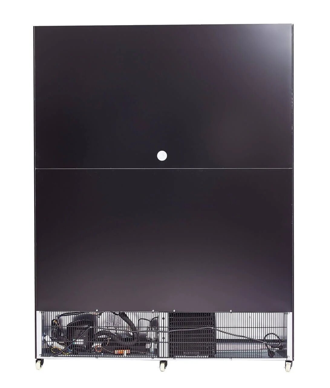 Combisteel Triple Glass Door Display Fridge Merchandiser 1200L, Heated, Black