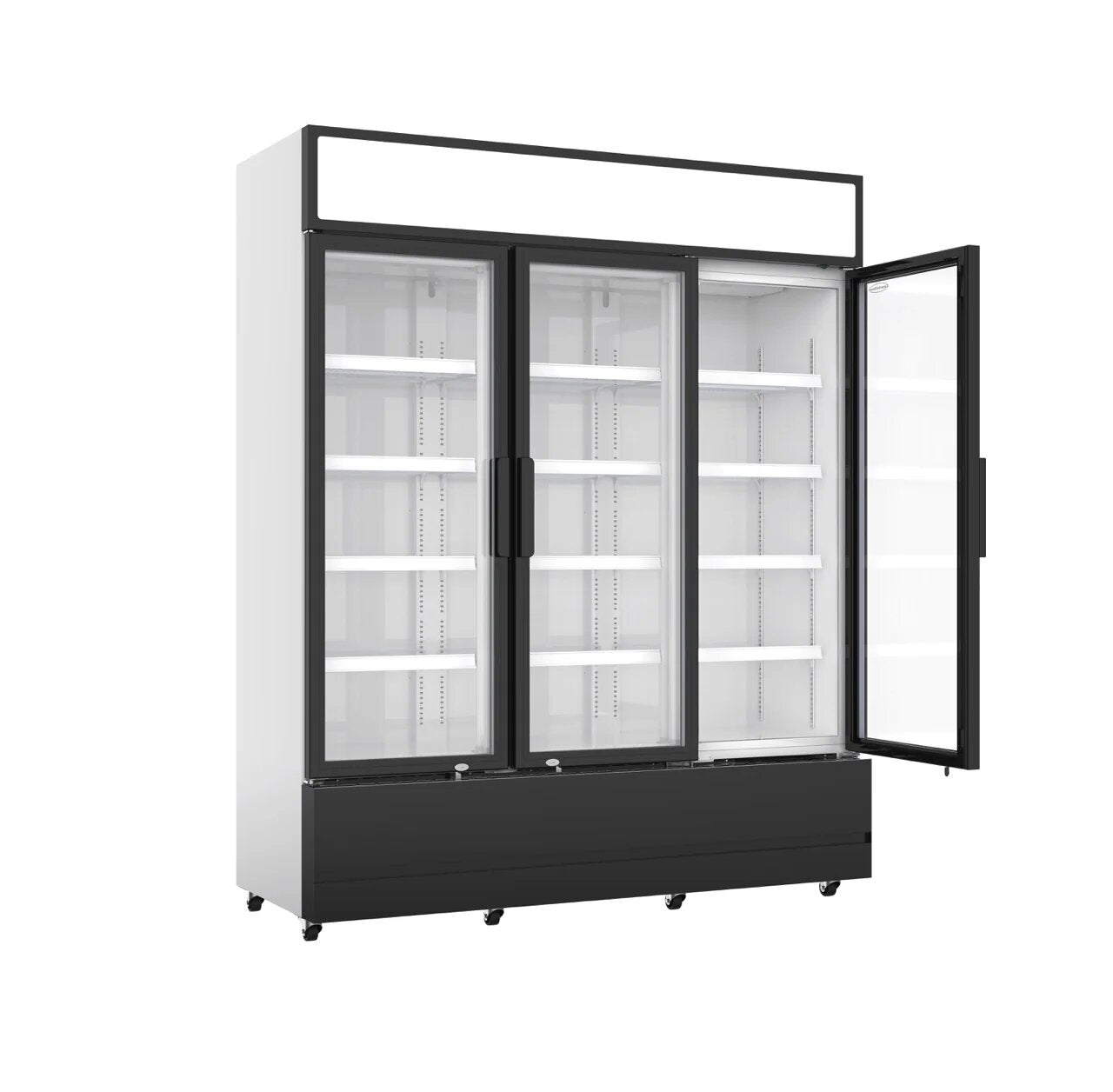 Combisteel Triple Glass Door Display Fridge Merchandiser, 1065L, White