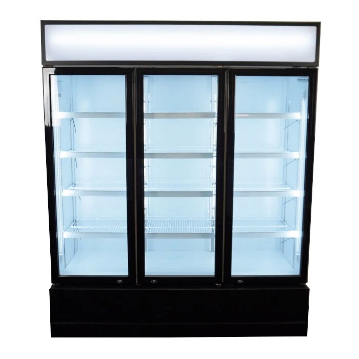 Combisteel Triple Glass Door Display Fridge Merchandiser, 1065L, White