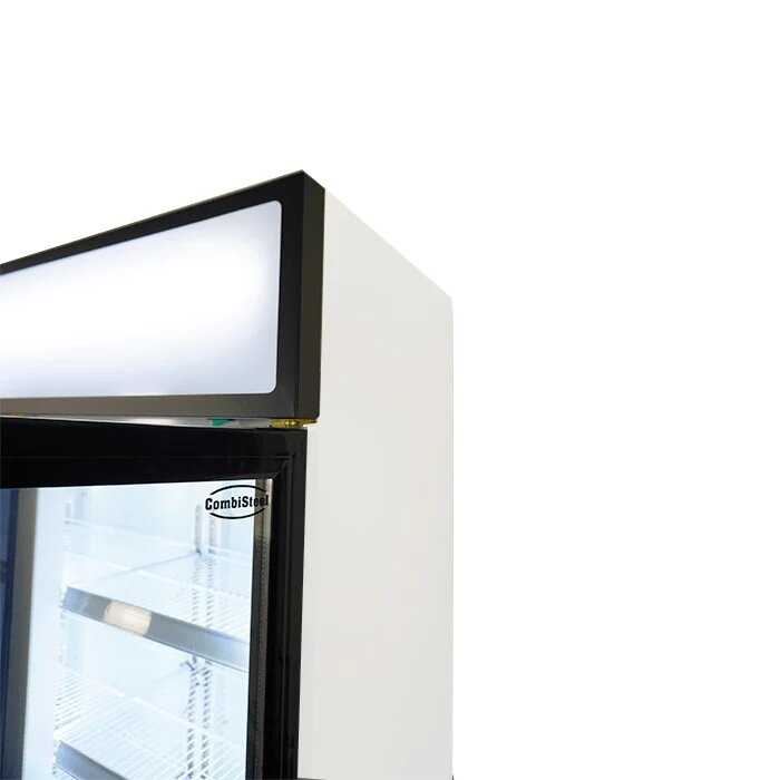 Combisteel Triple Glass Door Display Fridge Merchandiser, 1065L, White
