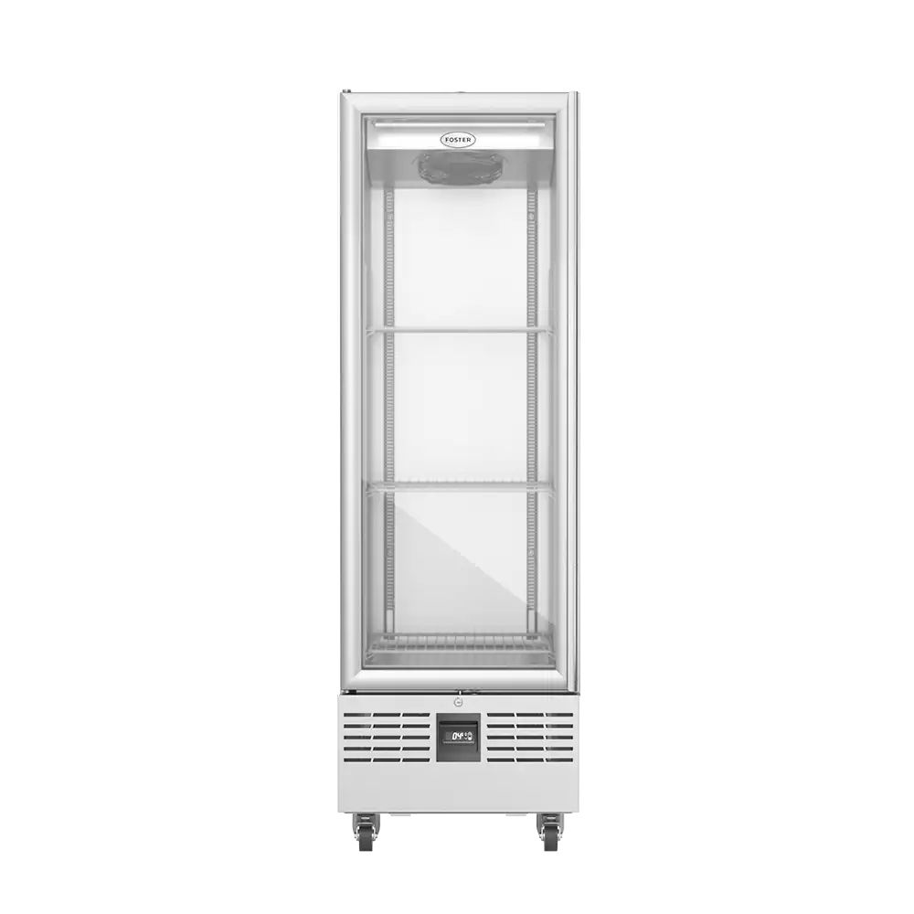 Foster FSL400G/11-307 Slimline Single Glass Door Upright Display Fridg