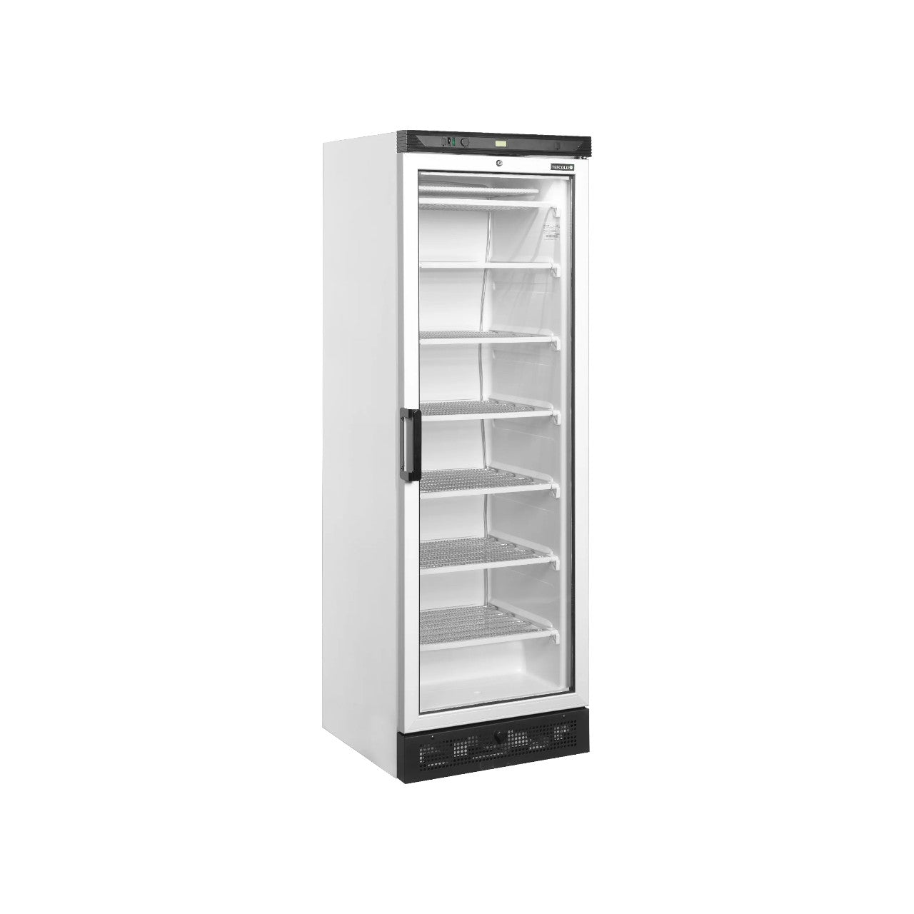 Glass Door Display Freezer UFFS371G – 1 Heated Glass Door, LED Interior, Static Cooling, 270L Net Capacity, White