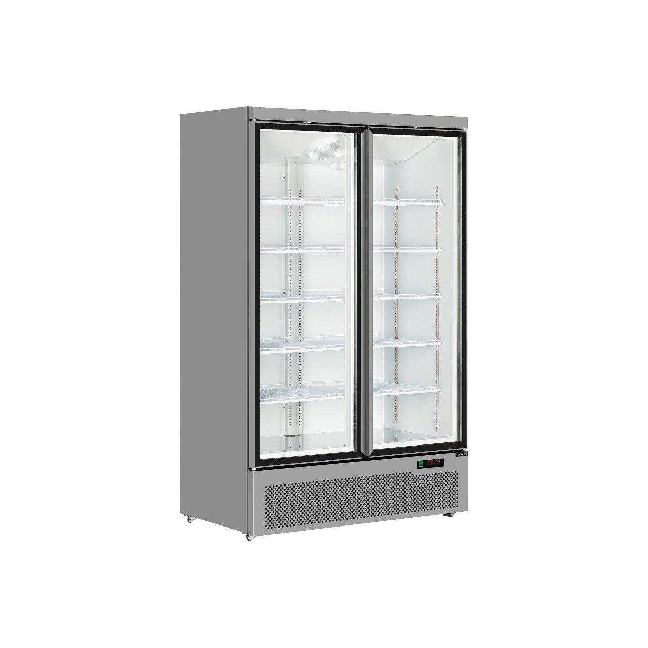 Atom Maxi C2DS Glass Door Merchandiser | 2-Door Commercial Display Chiller | Ventilated Cooling, LED Lighting, Energy Class B