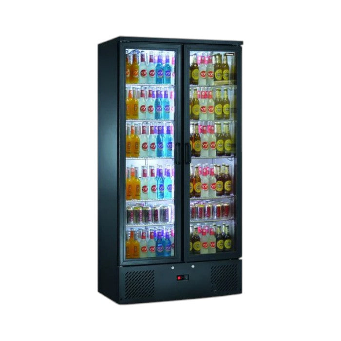 Blizzard BAR20 Black Upright Bottle Cooler 492-Bottle Capacity