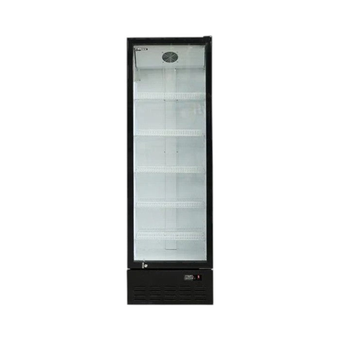 Blizzard BC350 Single Glass Door Merchandiser 350L | White, LED Lighting & Ventilated Cooling