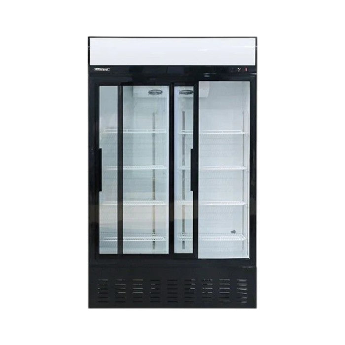 Blizzard GD630SL Double Glass Sliding Door Merchandiser 630L White