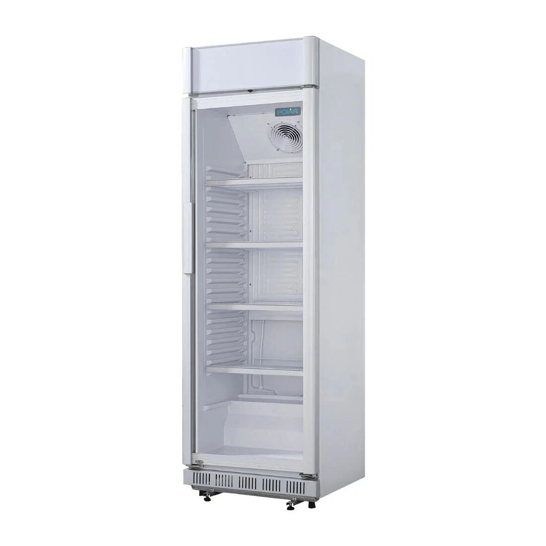 Polar C-Series Upright Display Cooler with Light Box 346L – CC064, White, 220-240V