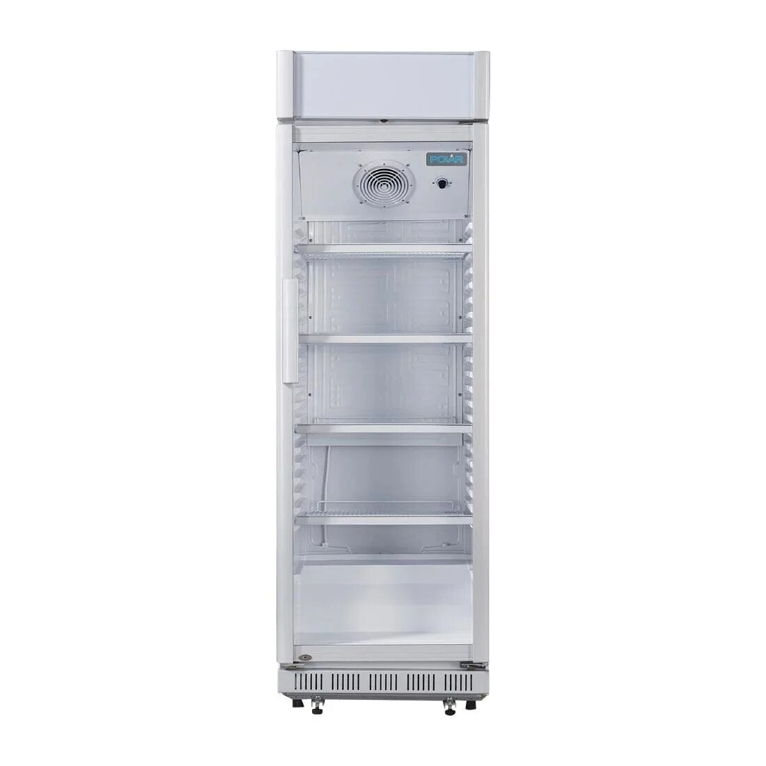 Polar C-Series Upright Display Cooler with Light Box 346L – CC064, White, 220-240V