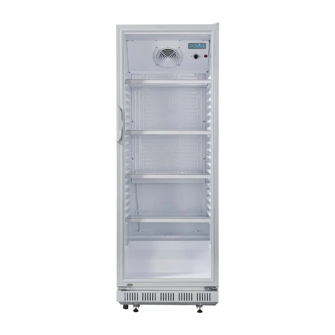 Polar C-Series Upright Display Cooler 346Ltr – White, Fan Assisted, LED Lighting, Commercial Refrigeration