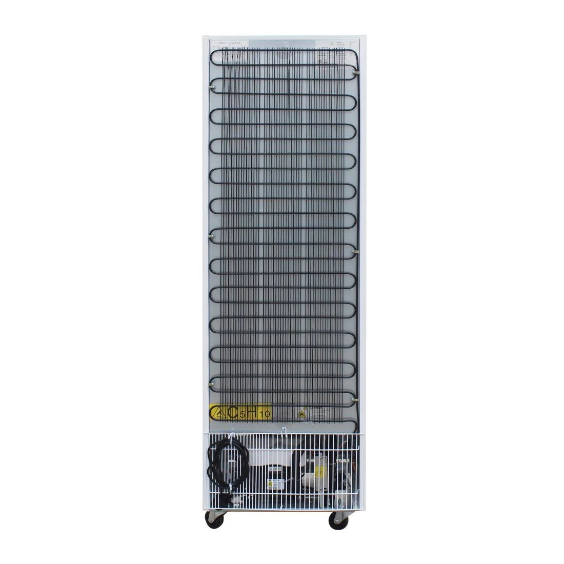 Polar Display Fridge 228L DM075 | Fan-Assisted Cooling, LED Interior Light & Lockable Door