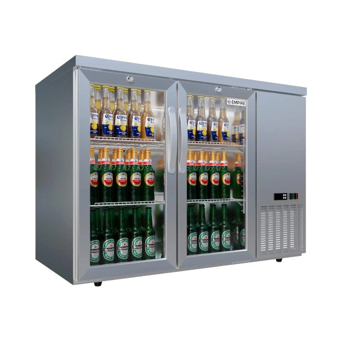 Empire CL-320H-EE Premium Triple Door Bottle Cooler – 330L, Hinged Doors, Low-E Glass, Energy Efficient