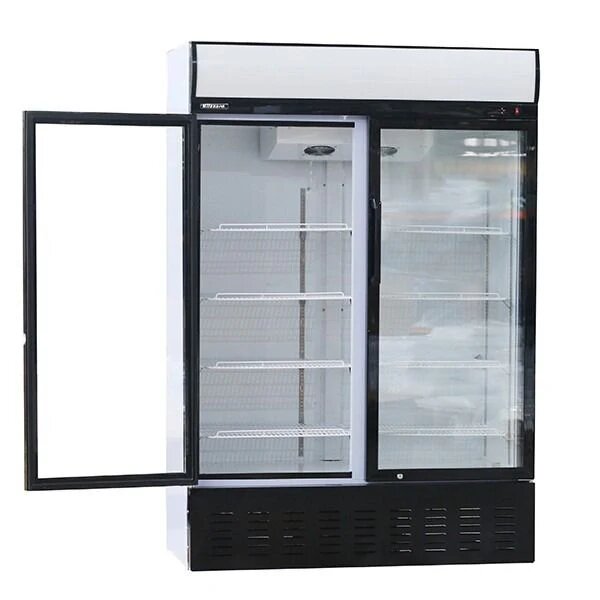 Blizzard GD900 Double Glass Door Merchandiser 908L