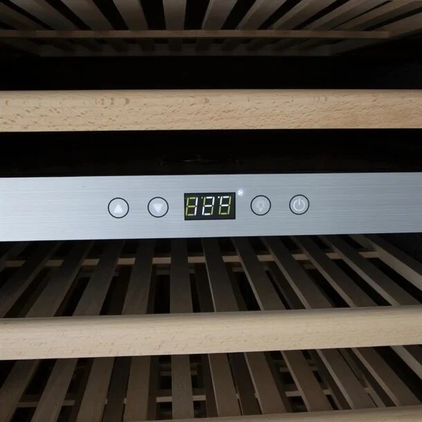 Polar G-Series GG763 Dual Zone Wine Fridge – 126 Bottles, 340L, Stainless Steel, Commercial Grade, Lockable