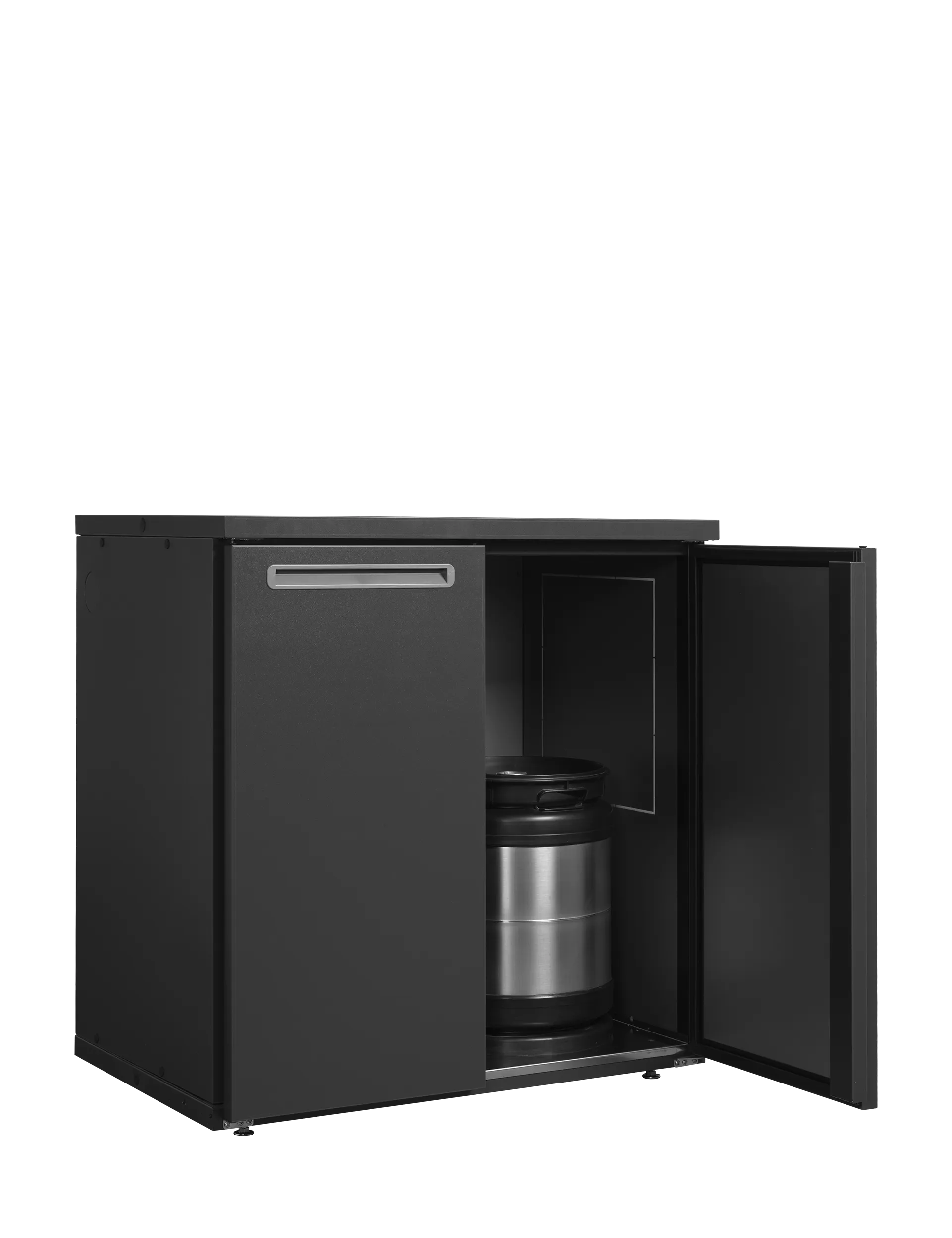 Serrco SKB-2 High-Capacity KEG Cooler – Flatpack Panel Construction, Adjustable Legs, 2 Hinged Doors, Ideal for 20L, 30L & 50L Kegs – Machine Unit Sold Separately