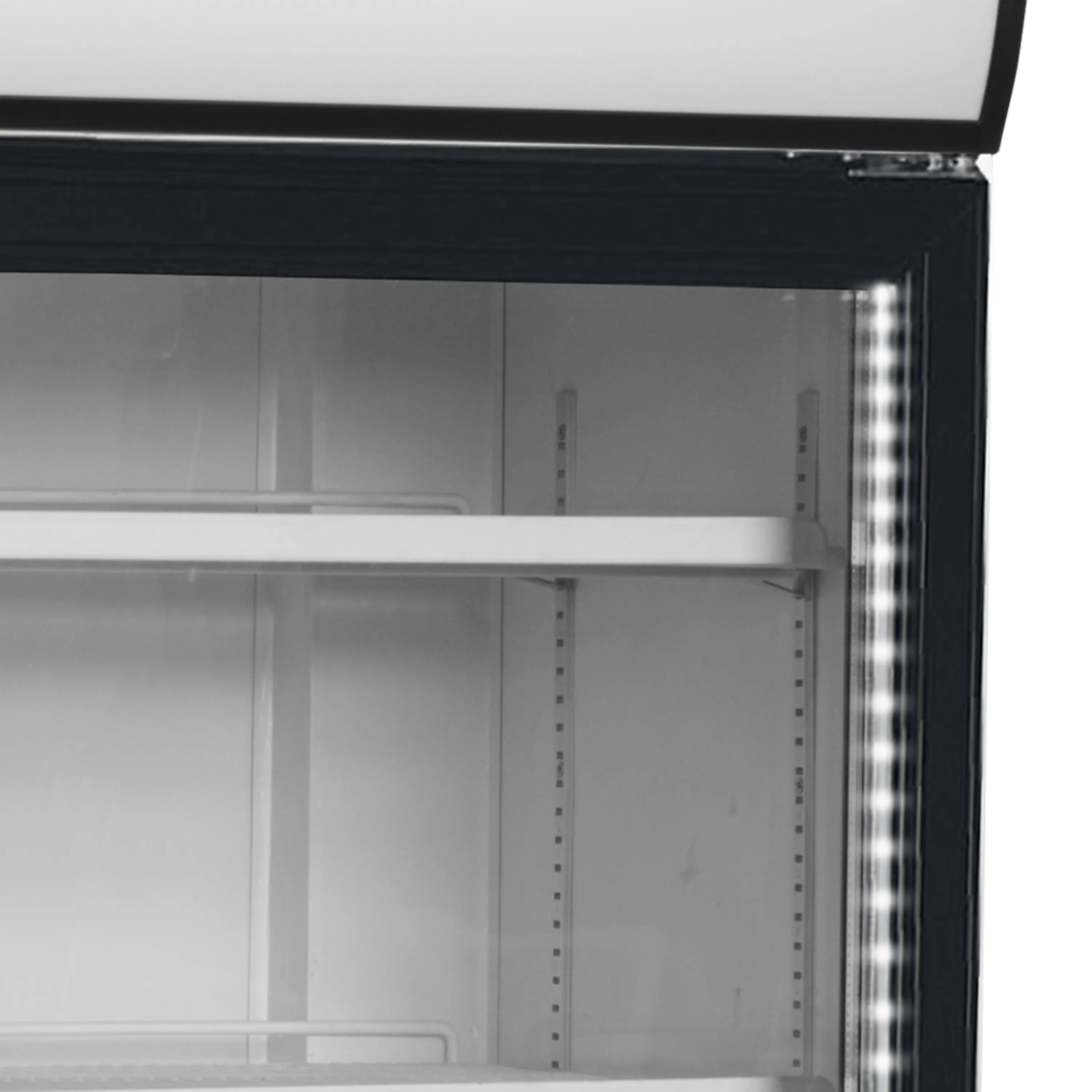 Glass Door Merchandiser FSC1000H – 2 Hinged Doors, Fan-Assisted Cooling, LED Lighting, White, 524L Net Capacity