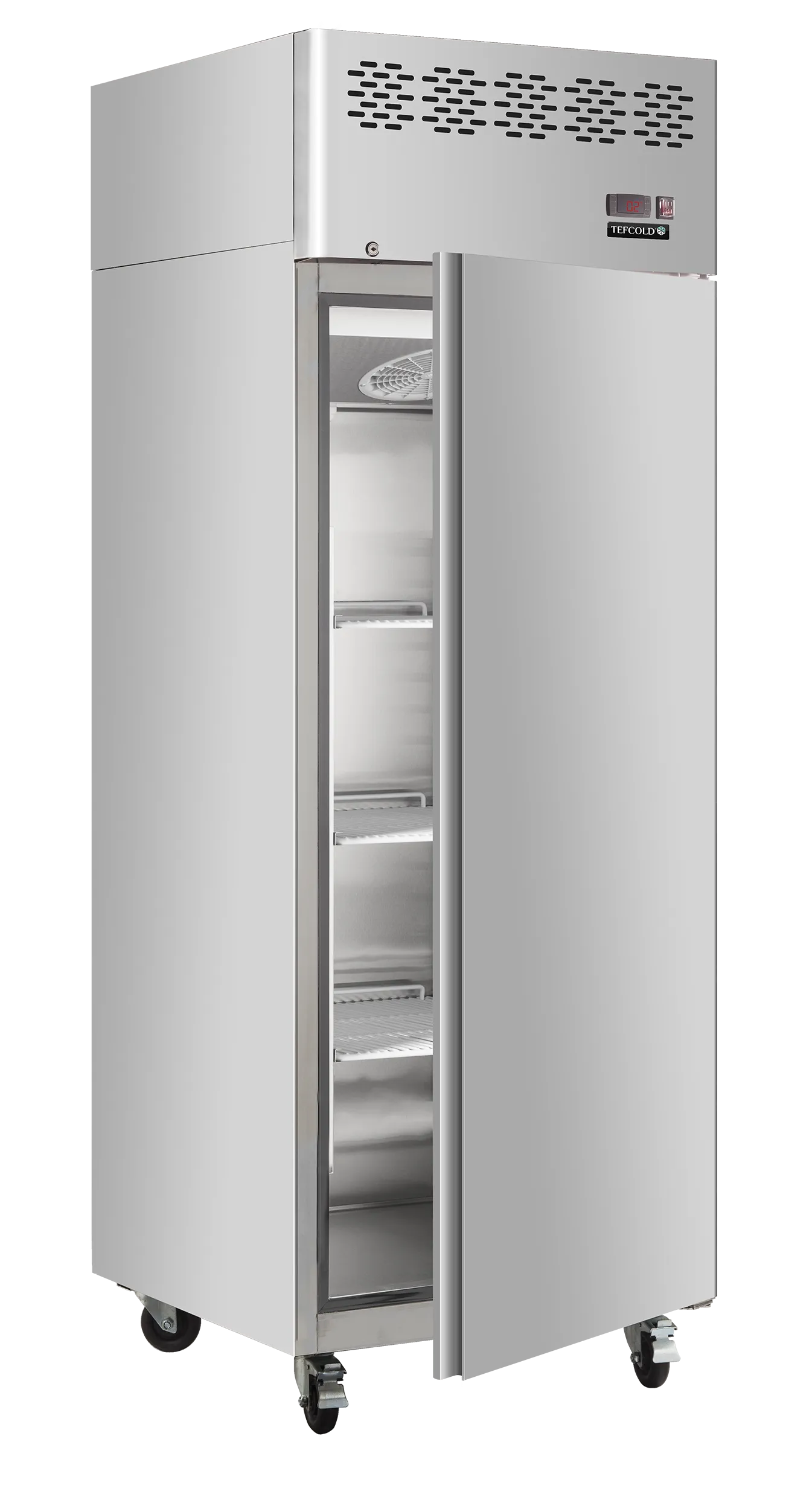 Gastronorm Upright Freezer CAF650 – 670L Commercial Stainless Steel Catering Freezer, GN 2/1 Compatible, -22°C to -17°C, Fan Assisted Cooling, 13 Amp