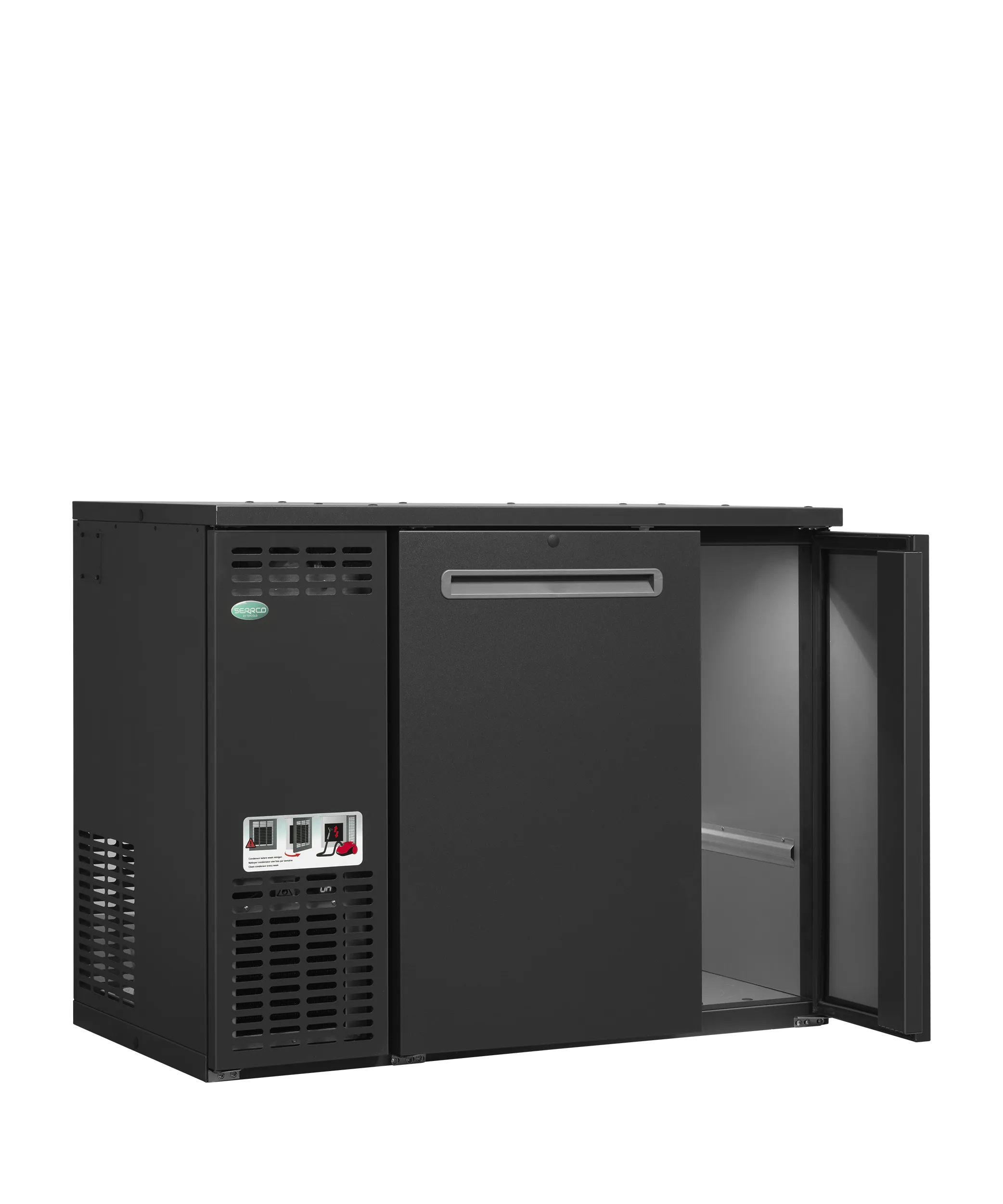 Serrco SFK-6EL+ High-End Keg Cooler with Left Cooling Unit – 6 × 20L KEG Capacity, Ventilated Cooling, R290 Refrigerant