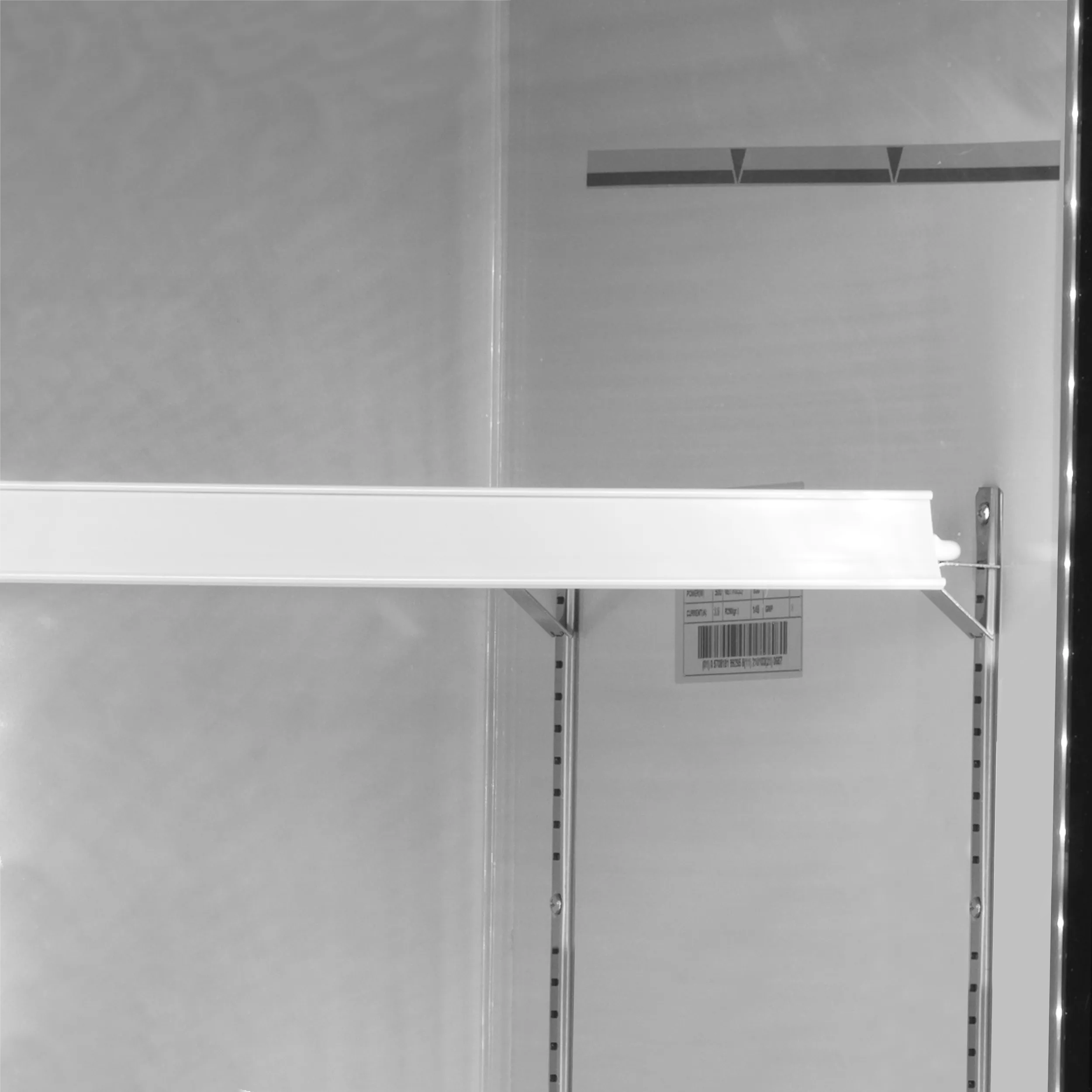 TEFCOLD NC2500G Glass Door Merchandiser – 1 Door, LED Lighting, Ventilated Cooling, Automatic Defrost, 515L Display Capacity