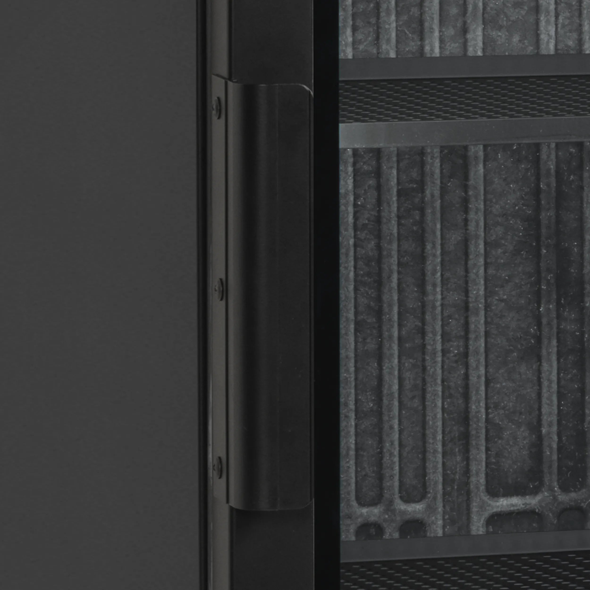 Glass Door Display Merchandiser SCU1425H – Black Finish, LED Illuminated Beverage Chiller, Fan-Assisted Cooling