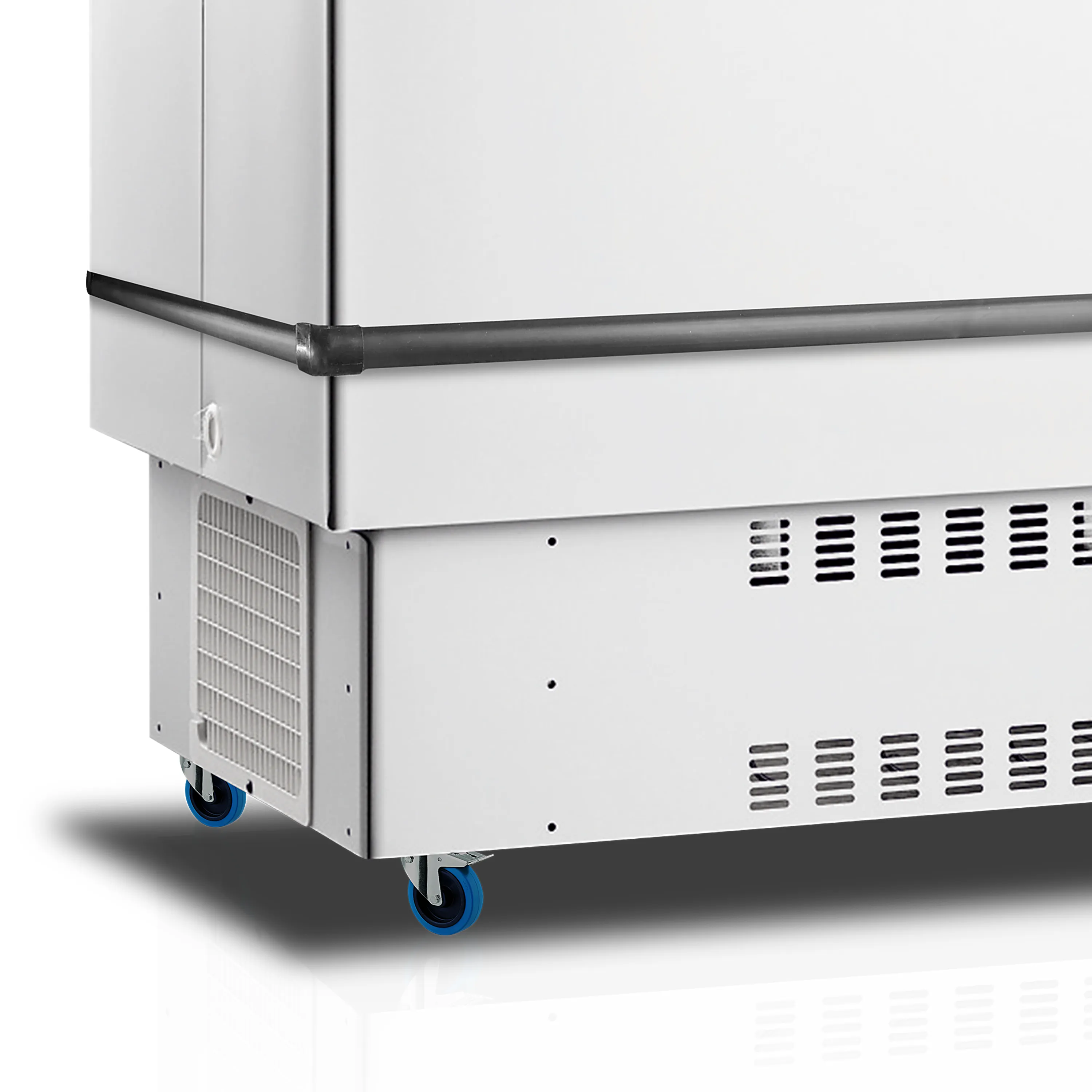 KBAK104PLUS Bottle Dump Cooler – 226L White Chest Cooler with Sliding Lids & Heavy-Duty Wheels