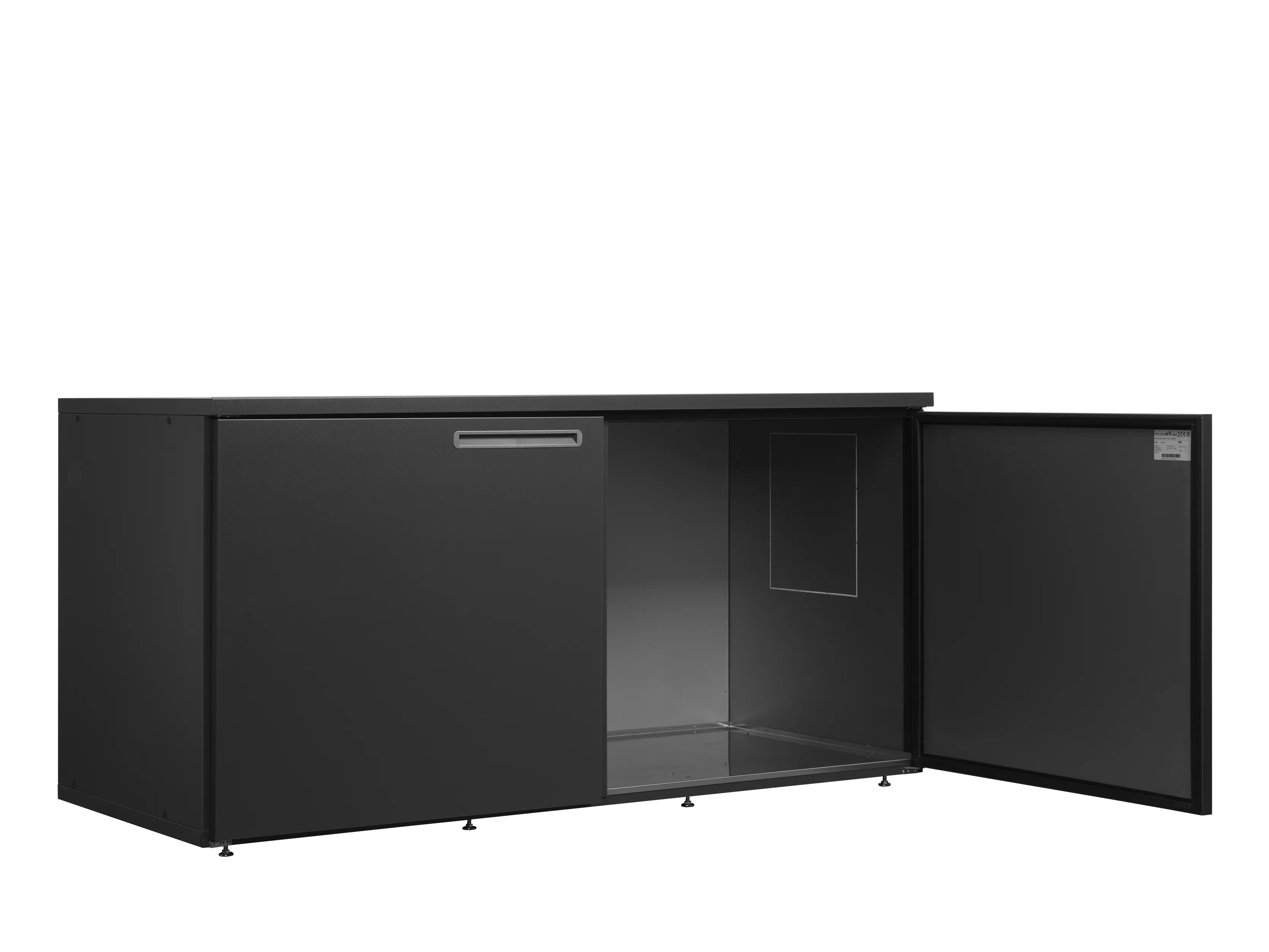 High-End SKB-10 Commercial Keg Storage Cooler Cabinet, Flatpack Cold Room Design, 2 Solid Doors, Machine Unit Sold Separately