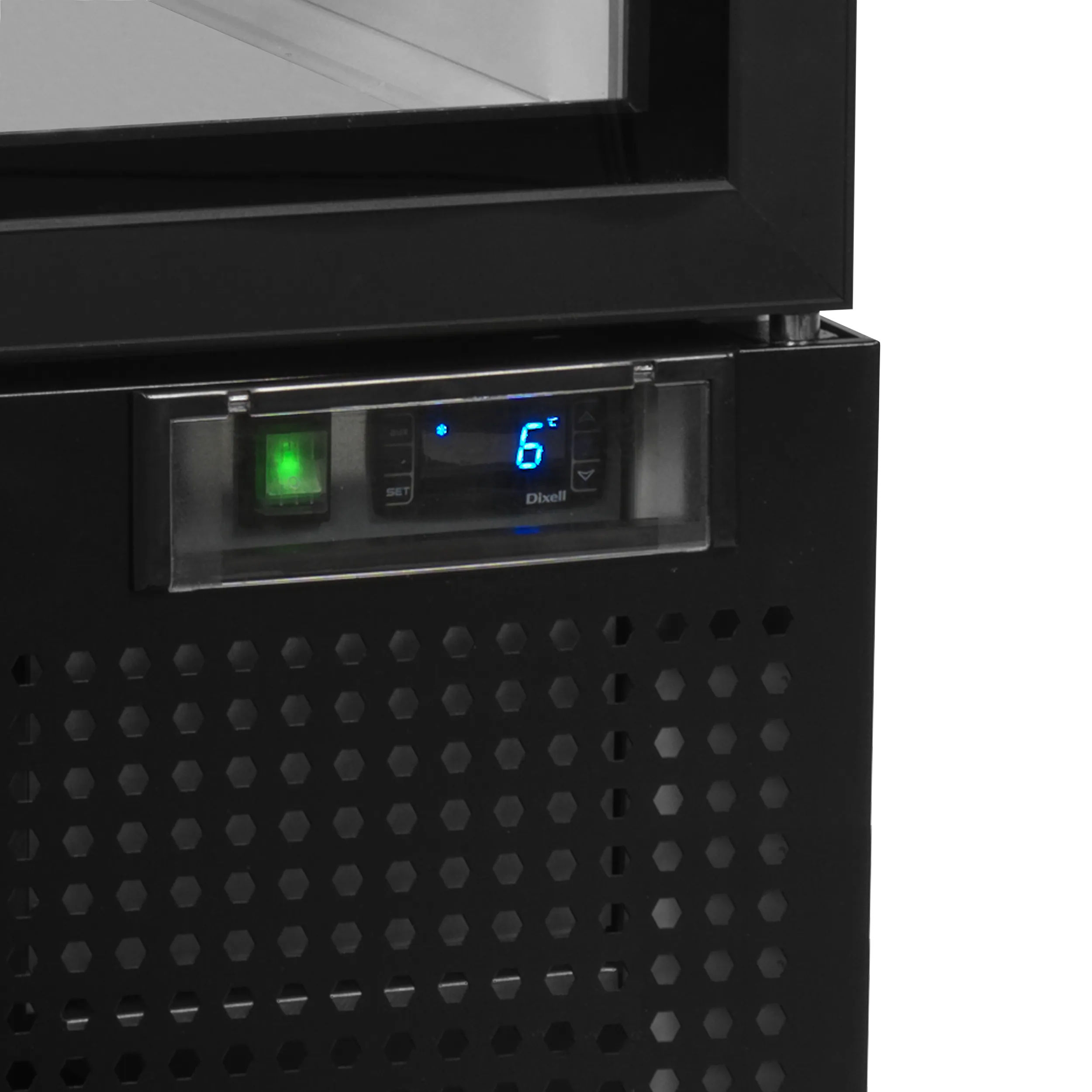 TEFCOLD NC2500G Glass Door Merchandiser – 1 Door, LED Lighting, Ventilated Cooling, Automatic Defrost, 515L Display Capacity