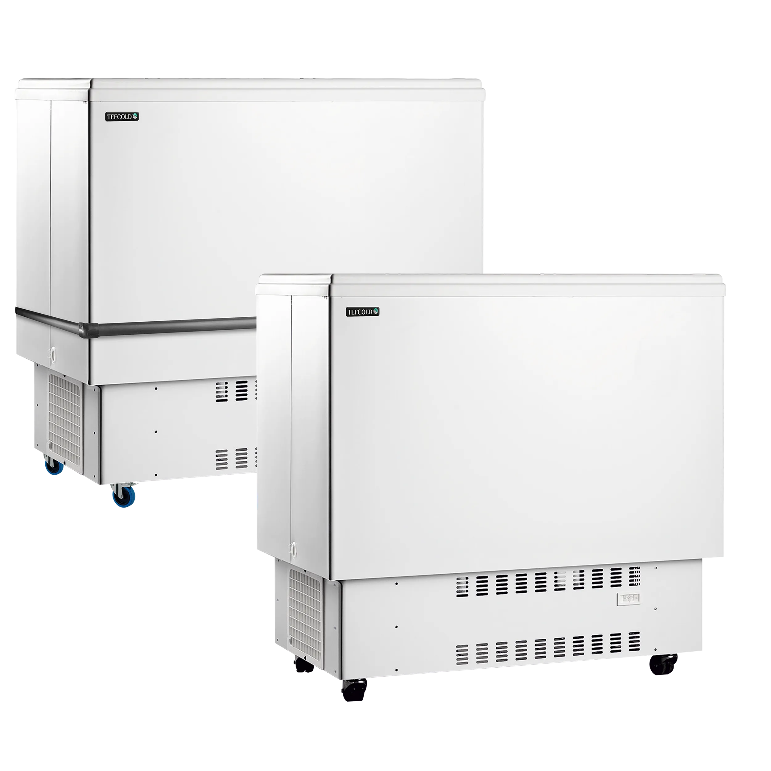 KBAK104PLUS Bottle Dump Cooler – 226L White Chest Cooler with Sliding Lids & Heavy-Duty Wheels
