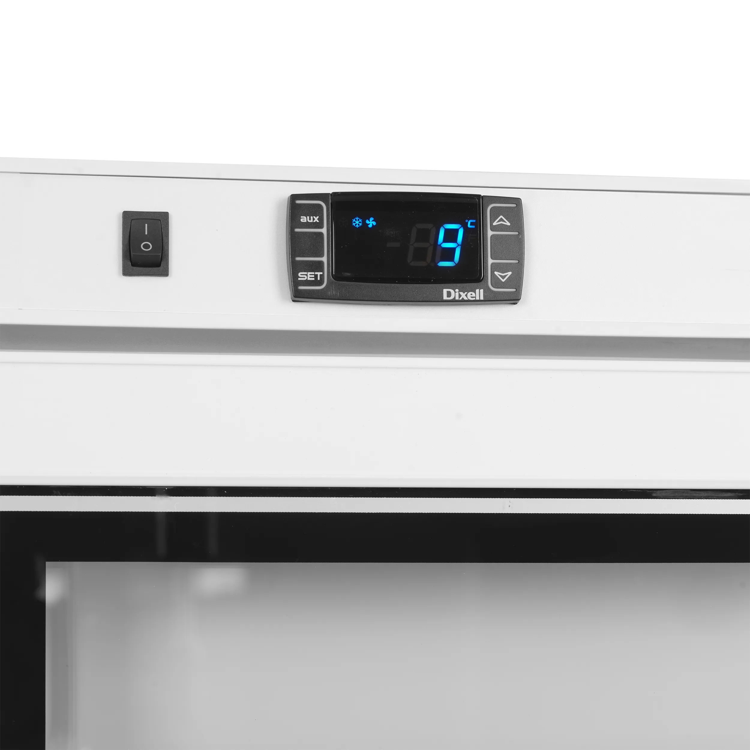 TEFCOLD UF400VGW Glass Door Display Freezer – 400L Ventilated Cooling, Heated Glass, LED Lighting