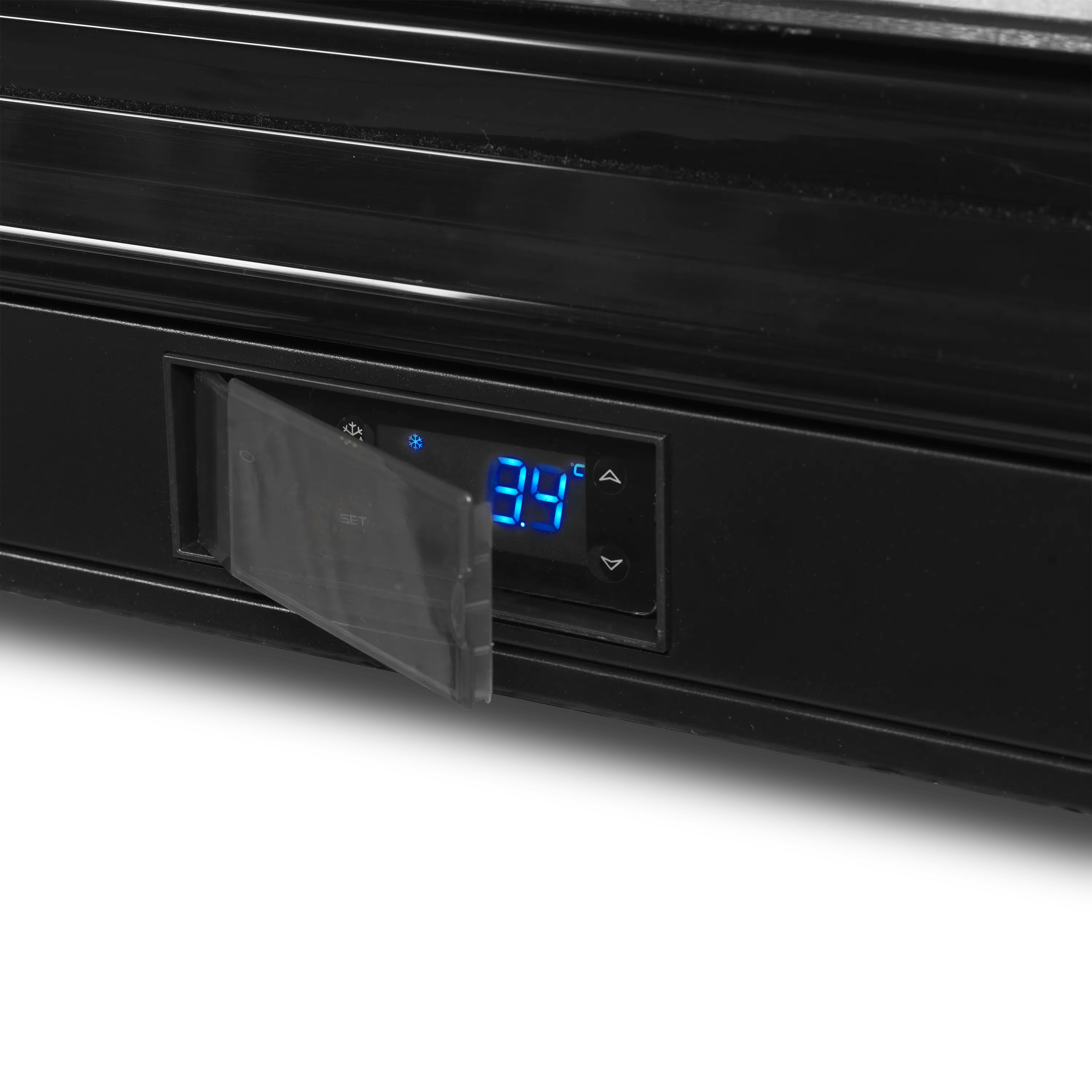 Tefcold DB301H Triple Door Back Bar Cooler – 300L Commercial Display Fridge, Black