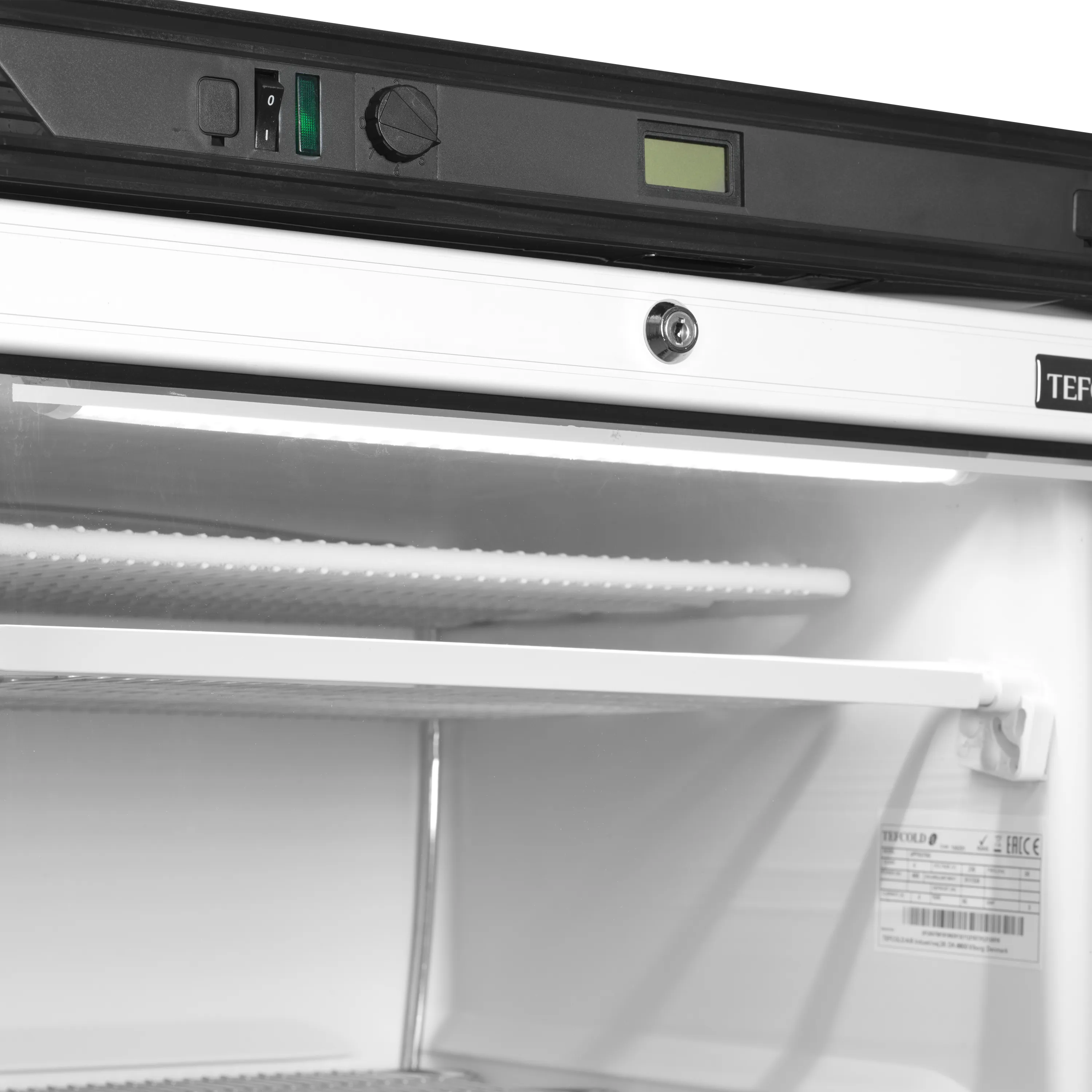 Glass Door Display Freezer UFFS371G – 1 Heated Glass Door, LED Interior, Static Cooling, 270L Net Capacity, White