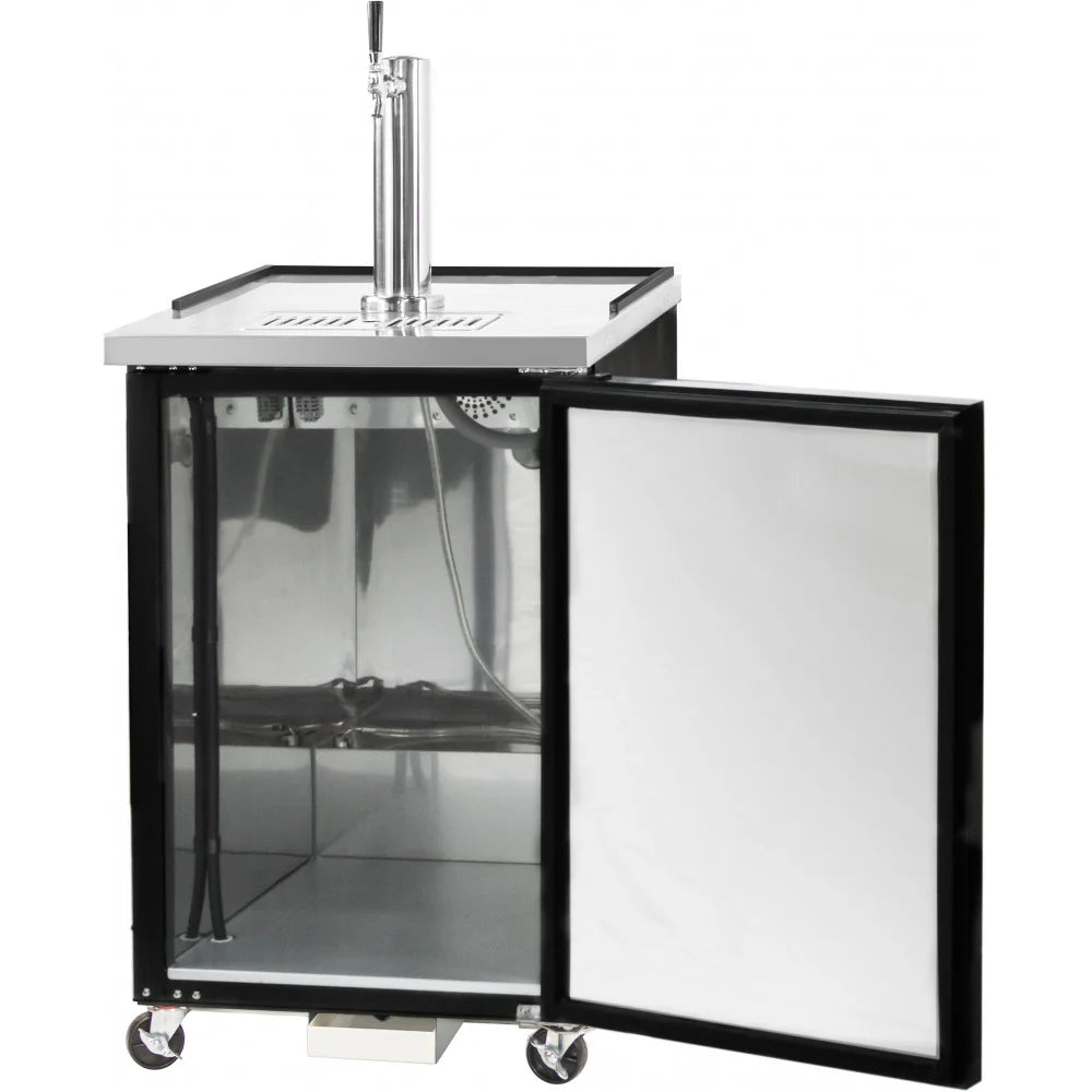 Prodis Single Door Keg Cooler with Single Tap – Commercial-Grade Draft Beer Dispenser