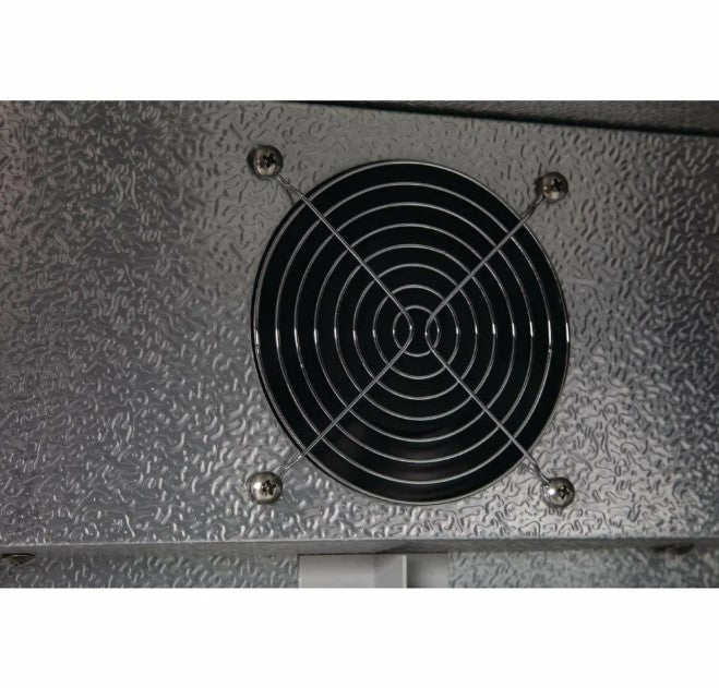 Polar Triple Hinged Door Back Bar Cooler with LED Lighting, 320L – Black, 3 Doors, 850mm High