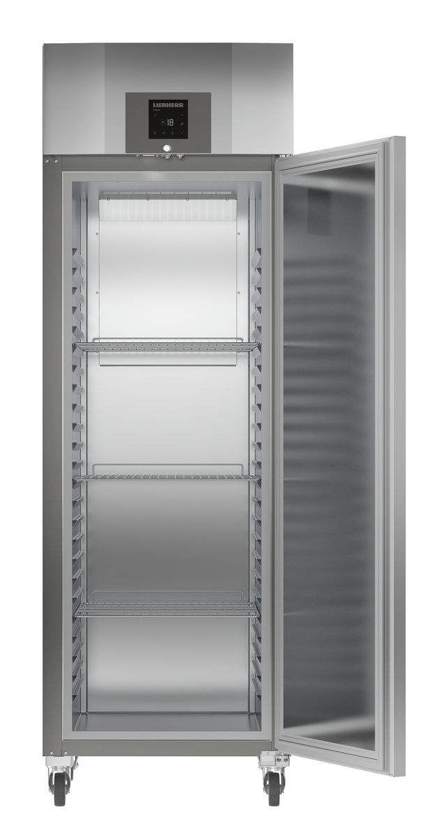 Liebherr GGPv 6540 Commercial Single Door Upright Freezer – 597L Stainless Steel Forced-Air GN 2/1 Freezer with NoFrost Technology
