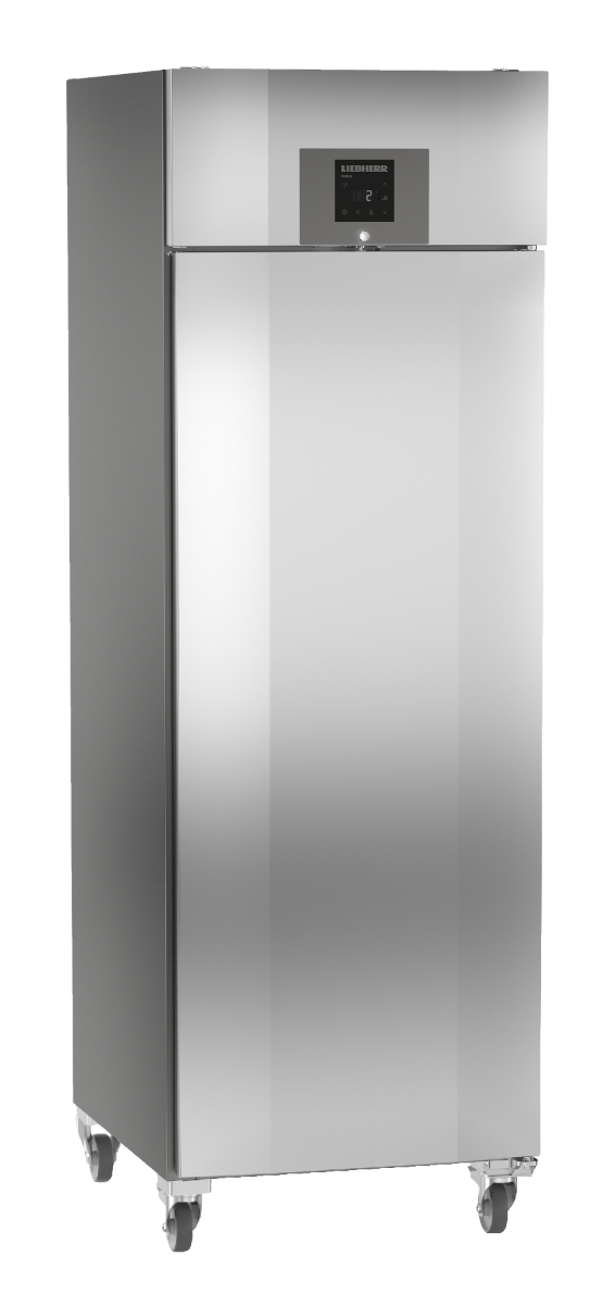 Liebherr GKPv 6540 Single Door Upright Refrigerator, Forced-Air Cooling, 2/1 GN Compatible, 597L, Stainless Steel