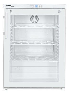 Liebherr FKUv1613 Single Door Undercounter White Fridge, 141 Litres, Digital Display, Forced-Air Cooling