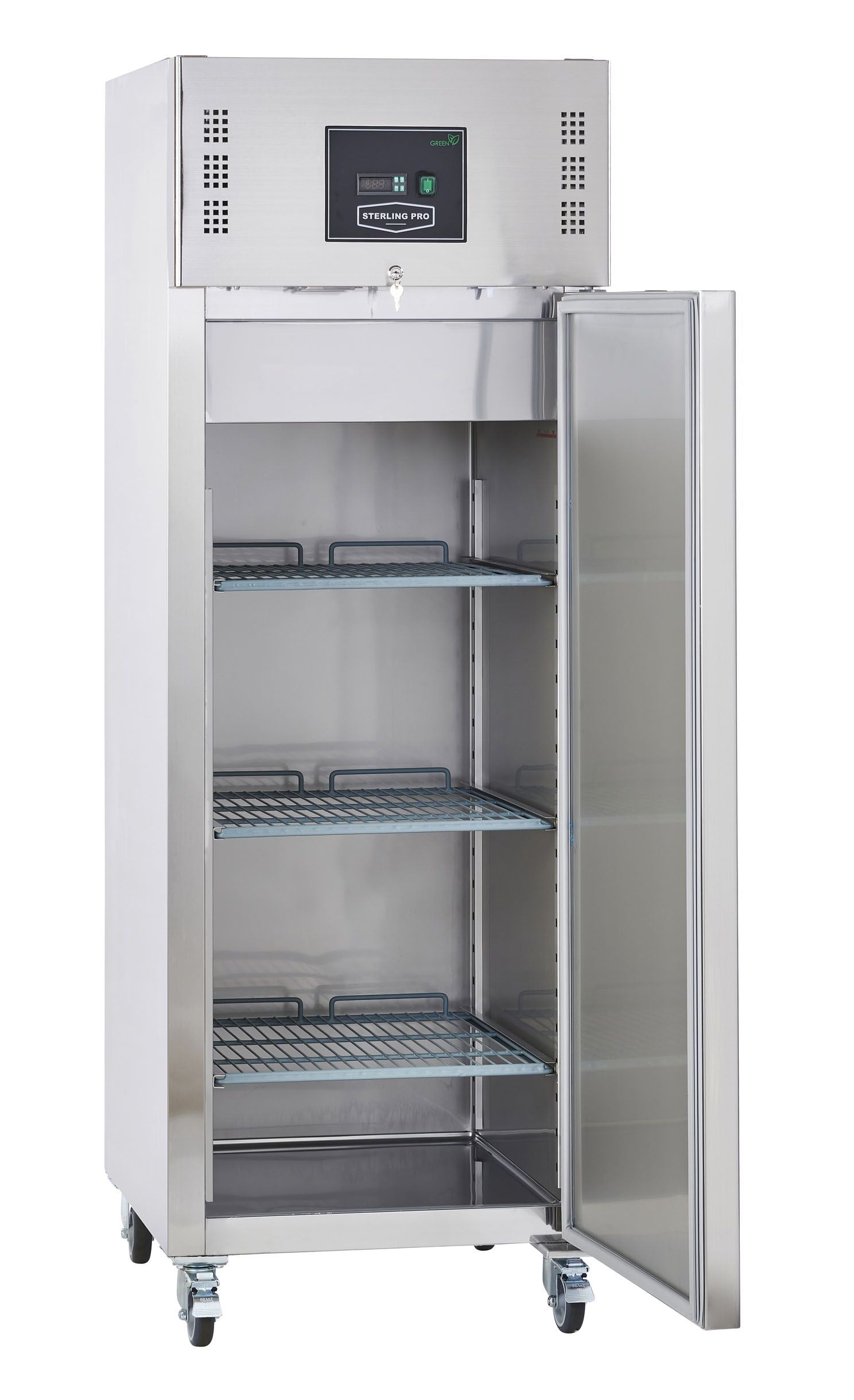Sterling Pro Cobus SPF160NV 600L Single Door Ventilated Gastronorm Freezer – Stainless Steel, Automatic Defrost