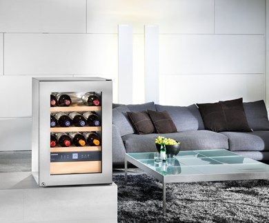 Liebherr WKES 653 Stainless Steel Undercounter Wine Cooler – 48 Litres, Digital Display